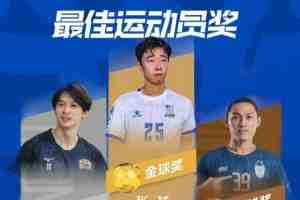 中冠各奖项名单:厦门壹零贰陆球员张越摘得金球奖和金靴奖