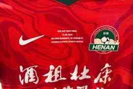 博主晒河南队足协杯决赛球衣：印制有对阵信息和大象图腾
