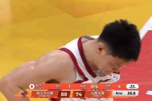 一球也没进！张宁替补20分钟 6中0&三分4中0仅靠罚球拿1分