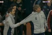 算了算了！全场结束海因策欲进场battle，阿尔特塔厄德高赶紧拉住