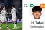 21岁日本中卫高井幸大上演门兴首秀，近191天首次出战正式比赛