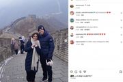 塞尔吉尼奥社媒晒图与家人一起登长城，享受短暂假期