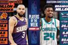周最佳出炉：狄龙场均轰28.8分 布兰登·米勒率队4-0场均揽26.3分