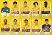 西海岸一线队名单及号码:李昊16号,戴维森11号,新援雷森德23号